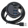 HapGlan USB3.0 Memory Card Reader USB3.0 Dock Card Reader USB Extender for PC Laptop Tablet Dock Station for Desktop PC view 1