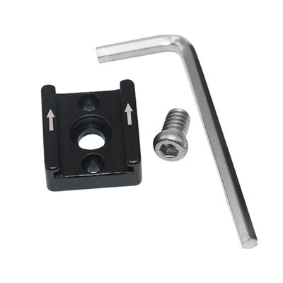 CONGARTENO Cold Shoe Adapter Mount for Cameras Quick Release Hot Shoe Base for DSLR Microphone Monitor Sturdy Metal Design Compatible Standard Tripods and Accessories