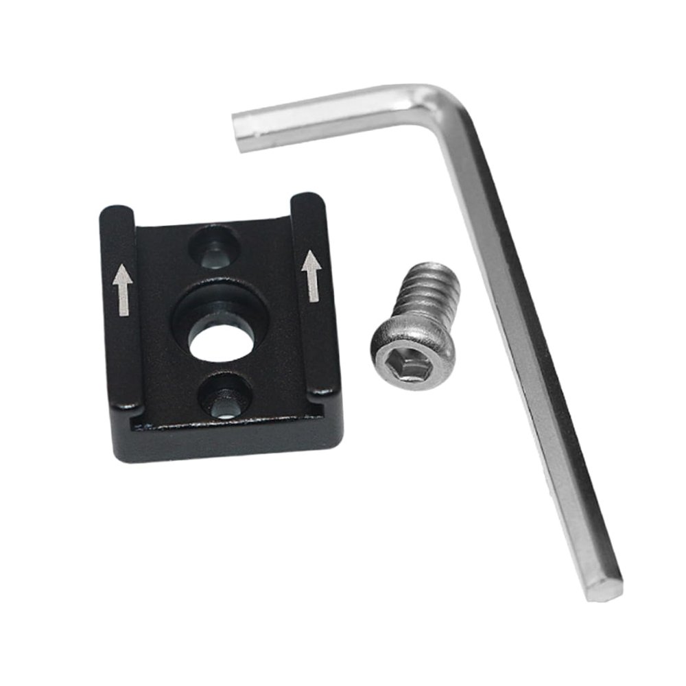 CONGARTENO Cold Shoe Adapter Mount for Cameras Quick Release Hot Shoe Base for DSLR Microphone Monitor Sturdy Metal Design Compatible Standard Tripods and Accessories
