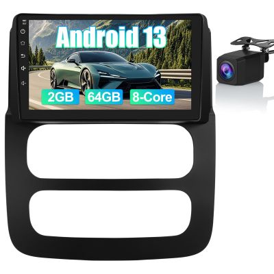 Car Stereo Upgrade for Dodge RAM 1500/2500/3500 20022005, 9" IPS Touch Screen, [ 4core + 64GB ROM], CarPlay/Android Auto, Bluetooth/WiFi/GPS, Backup Camera, SWC/FM/AM