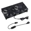 HapGlan Efficient 120mm USB Fan with Stand for Cooling Routers Networks Servers Projects and Laptop Cooling view 1
