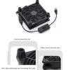 HapGlan Efficient 120mm USB Fan with Stand for Cooling Routers Networks Servers Projects and Laptop Cooling view 4