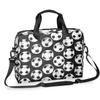 Adornori Soccer Laptop Sleeve Case 14 15 15.6 inch, Soccer Laptop Briefcase Shoulder Bag Waterproof Travel Computer Cover Carrying Bags view 1