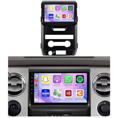 Bobuluo 9inch Android 14 Car Stereo Radio Compatible for Ford F-150 2009-2014, Touchscreen 4 Core Car Radio with Backup Camera Bluetooth AM/FM/RDS Wi-Fi GPS Mic