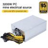 AHGDDA 3200/2600/2400/2000W ETH Bitcoin Mining Power Supply 180-240V 10x6Pin 95% Efficiency Power Supply for Ethereum BTC Bitcoin Miner(2U 2600W) view 4