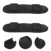 FUNNETOYU 2pcs Removable Shoulder Pads for Backpack Lightweight Pressure Relief Cushions Breathable Hiking Bag Straps for Comfort and Support for Camera Laptop and Messenger Bags Black view 4