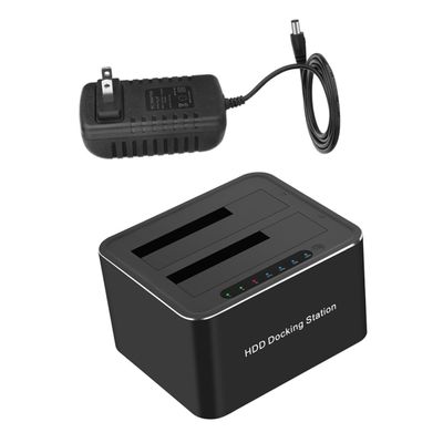 Tofficu Hard Drive Docking Station with Offline Cloning Supports Ssd up to USB Uasp Compatibility Easy Plug Play Installation Us Plug