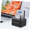Tofficu Hard Drive Docking Station with Offline Cloning Supports Ssd up to USB Uasp Compatibility Easy Plug Play Installation Us Plug view 3