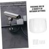 BAZEITFLOW 3pcs Camera Rain Roof Cover Outdoor Protective Shade for Security Cameras Weather-Resistant Design for Sun Rain Essential Supply for Harsh Conditions view 3