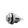 1Pcs 10mm 2pin Panel Hole Metal Push Button Switch High Head Self-Locking/Latching Self-Reset/Momentary(Self-Reset) view 1