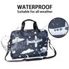 Adornori Aircraft Airplane Laptop Sleeve Case 14 15 15.6 inch, Aircraft Airplane Laptop Briefcase Shoulder Bag Waterproof Travel Computer Cover Carrying Bags view 2