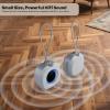 PEICHENG Speaker, Small Portable Bluetooth Wireless IPX5 Waterproof Shower Speaker,Loud Stereo Sound Deep Bass,Dual Pairing, RGB Lights,Long Playtime for Outdoor Party, Great Gift,1PC (White) view 4