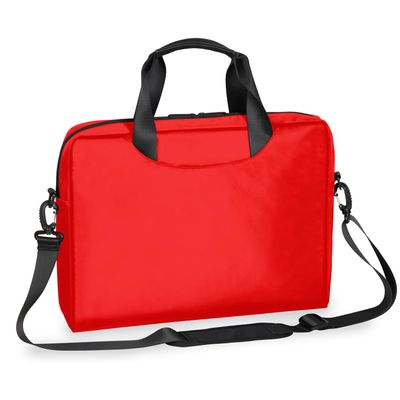 Adornori Red Laptop Shoulder Bag 14 15 15.6 inch Waterproof Computer Bags Travel Offices Work Carrying Handbag Briefcase for Men Women