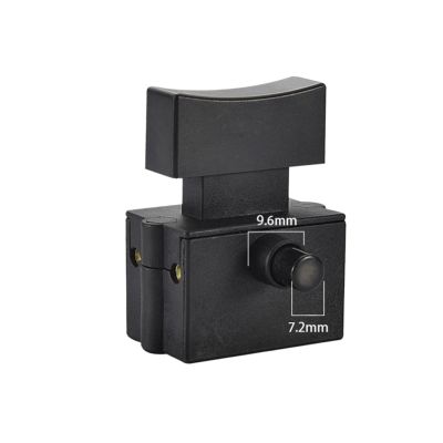 1Pcs FA2-10/2B 10A 250V 5E4 Large Pullout Crane Cutter Cutting Machine Switch SPST Type Trigger Button Switch(C-Color Black)