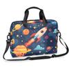 Adornori Space Cartoon Planet Laptop Sleeve Case 14 15 15.6 inch, Space Cartoon Planet Laptop Briefcase Shoulder Bag Waterproof Travel Computer Cover Carrying Bags view 1