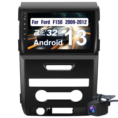 Votheon Car Radio for Ford F150 2009 2010 2011 2012,9 inch Touch Screen Radio Upgrade with 2GB+32GB,CarPlay/Android Auto Backup Camera,Bluetooth WiFi,SWC, FM, AM, RDS DSP