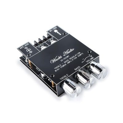 EC Buying ZK-502MT 50W x 2 Bluetooth-Compatible Amplifier Board DC9-24V 3A BT5.0 with Treble and Bass Control AMP Board for Home Passive Speakers