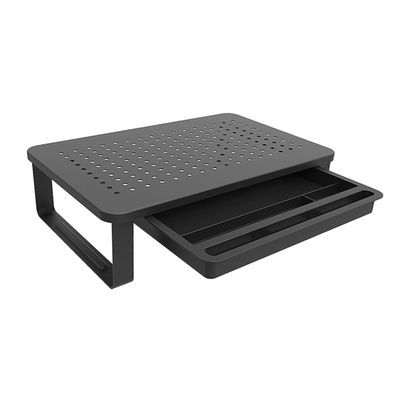TEHAUX Heat Dissipation Monitor Riser Plate Laptop Rack for Ergonomic Desk Height Design for Better Posture and Eye Health
