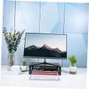 TEHAUX Heat Dissipation Monitor Riser Plate Laptop Rack for Ergonomic Desk Height Design for Better Posture and Eye Health view 2