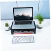 TEHAUX Heat Dissipation Monitor Riser Plate Laptop Rack for Ergonomic Desk Height Design for Better Posture and Eye Health view 3