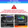 Radio for Honda Civic 2006-2011 Android 13 9" IPS Touch Screen, Car Stereo with CarPlay & Android Auto, GPS Navigation DSP SWC 5G WiFi Camera 4CORE 1+32GB view 2