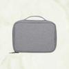 Angoily Travel Electronics Organizer Bag Multifunctional Digital Accessories Storage Case for Cables Earphones and More Single Layer Grey for Backpack and Suitcase view 2
