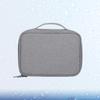 Angoily Travel Electronics Organizer Bag Multifunctional Digital Accessories Storage Case for Cables Earphones and More Single Layer Grey for Backpack and Suitcase view 3