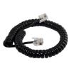 1 Set RJ9 Phone Cord Detangler Telephone Handset Cord Detangler Set 360 Degree Rotating Swivels Cord for Desk Phone view 2