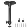 175 mm Mini Ceiling Wall Projector Mount Compatible with QKK/DR.J/DBPOWER/Anchor/VANKYO/AAXA/Jinhoo/PVO/TMY, AuKing and Most Other Mini Projectors Metal Mount Rack (Black, 1 Piece) b175 view 1