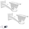 Aokicase Mini Projector Wall Mounting/Camera/Improved 360 Degree Rotating Bracket, 7.8 Inch Adjustable Wall Mount, Stand Metal Bracket Rack (White, 2 Pieces) bg22 view 1