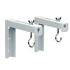 Aokicase W40120 Projector Screen Mount, Wall-Mountable, Compatible with Most Projectors, Adjustable Hook Set, Stand Metal Bracket Rack (White, 1 Piece) view 1