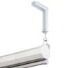 Aokicase W40120 Projector Screen Mount, Wall-Mountable, Compatible with Most Projectors, Adjustable Hook Set, Stand Metal Bracket Rack (White, 1 Piece) view 4
