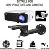 2-Be-Best Mini Projector Wall Mount Adjustable Rotation 360 Projecter Wall Mount Holder for CCTV/Camera/Projecters/Webcam with Load 11 lbs Length 7.8 inch Black view 2