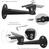 2-Be-Best Mini Projector Wall Mount Adjustable Rotation 360 Projecter Wall Mount Holder for CCTV/Camera/Projecters/Webcam with Load 11 lbs Length 7.8 inch Black view 4