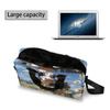 Adornori Cow Daisy Flowers Laptop Bag 15.6 Inch Waterproof Laptop Sleeve Case with Shoulder Straps Computer Case Cover Slim Briefcase for Men and Women view 4