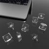 20Pcs Transparents PC Keycaps Original Height Mechanical Keyboards Keycaps PC Blanks Backlit Keycaps for Switches view 2