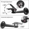 Aokicase Mini Projector Wall Mounting/Camera/Improved 360 Degree Rotating Bracket, 7.8 Inch Adjustable Wall Mount, Stand Metal Bracket Rack (Black, 1 Piece) bg17 view 3
