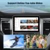 10.1 inch Single Din Car Stereo with Wireless Carplay 10 inch Touchscreen Radio Support FM Radio/YouTube Video/Car Play/Android Auto/Bluetooth/SWC + Backup Camera + Mic view 3