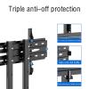 Table Top TV Stand, TV Stand Mount with Thickened Double Column, Tabletop TV Base with Explosion-Proof Gasket, Fits 32-65 Inch Ultra Slim TVs view 3