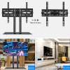 Table Top TV Stand, TV Stand Mount with Thickened Double Column, Tabletop TV Base with Explosion-Proof Gasket, Fits 32-65 Inch Ultra Slim TVs view 4