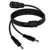 YINGAYOU DC Splitter Cable 5.5 x 2.1mm DC 2 Way Splitter 5V 6V 9V 12V 24V 3A, for Security Cameras, DVR, Router, Printer, LED Strip (1 Female 2 Male, 40 cm) view 1