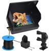 Fishing Camera Waterproof Fish Finder with Enhanced Vision Ultra-Wide Lens, Underwater Fish Finder for Ice, Lake Offshore Angling, IP68 Waterproof Underwater Camera for Fishing, 4.3-Inch-30M view 1