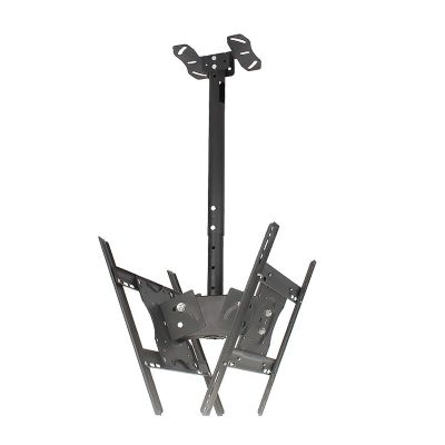 Extra Long Ceiling Tv Mount Bracket, Fits Most 32-55" LCD, Adjustable Height 360 Deg Rotation Tilting
