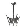 Extra Long Ceiling Tv Mount Bracket, Fits Most 32-55" LCD, Adjustable Height 360 Deg Rotation Tilting view 1
