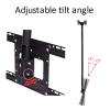 Adjustable Ceiling TV Mount, Tilt Swivel Bracket, Fits 32-57inch TVs, Can Mount On Ceilings/Wall view 3