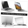 balacoo Laptop Stand with Wire Organizer Height for Notebooks Riser with Slip Base Portable Heat Dissipation Support Bracket for Home Office view 3