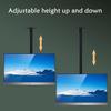 Adjustable Height Ceiling TV Mount Bracket for Most 19 55 Inch LED Screen Display TV Stand with 90 Tilt Multifunction view 4