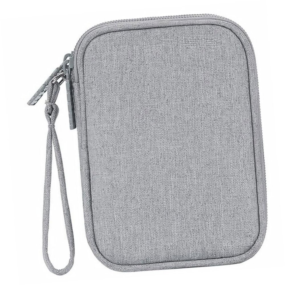 Vaguelly 1pc Travel Cable Organizer Phone Cord Holder Headphones Case Data Cable Bag Earphone Holder Electronics Travel Organizer Charger Compact Lightweight Multi-function Pouch Sundries