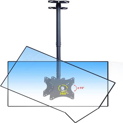 Double TV Ceiling Mount, Adjustable Tilt Swivel, Fits Most 22-43 Inch TVs, with Loading 99 Lbs TV Mount TV Stand