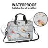 Adornori Farmhouse Bird Laptop Bag 15.6 Inch Waterproof Laptop Sleeve Case with Shoulder Straps Computer Case Cover Slim Briefcase for Men and Women view 2